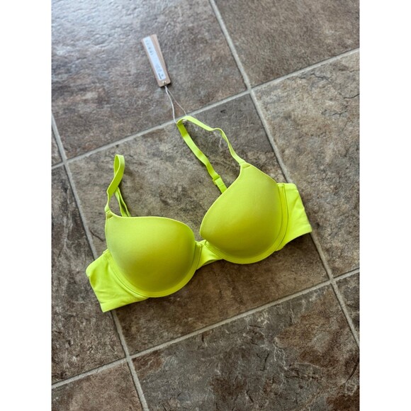 Skims Fits Everybody Push-up Demi Bra Daffodil Size 34B - Picture 3 of 7